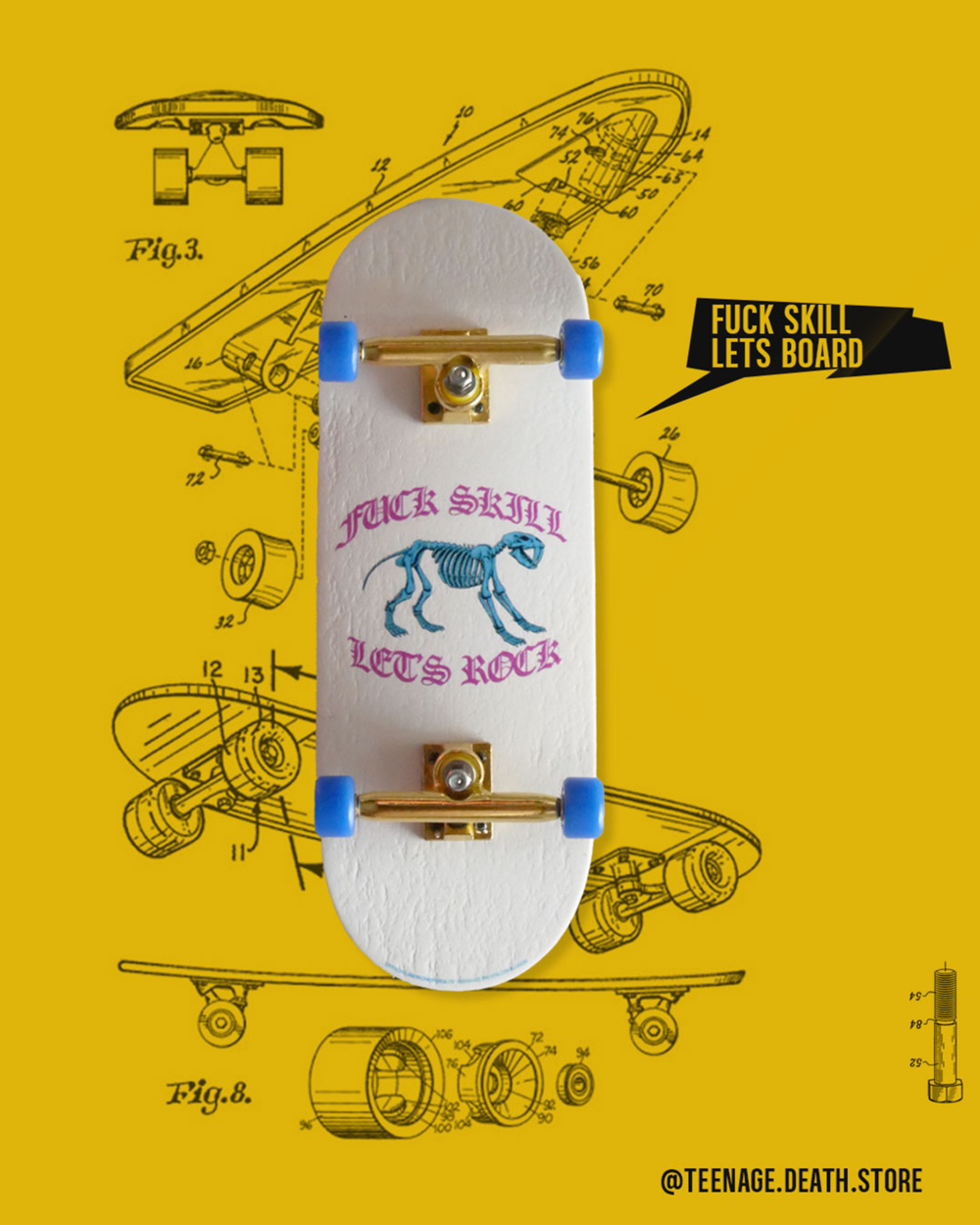 Teenage Death Store - Deck Fuck Skill Lets Board