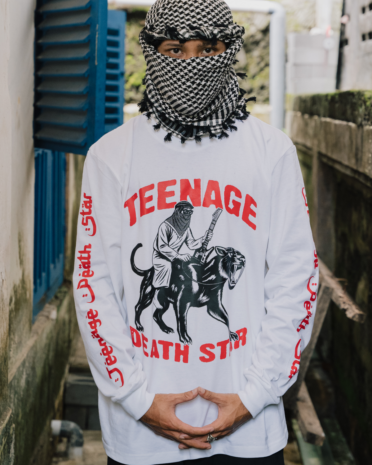 teenage death store - FSLR ARABIAN WHITE LONGSLLEVE