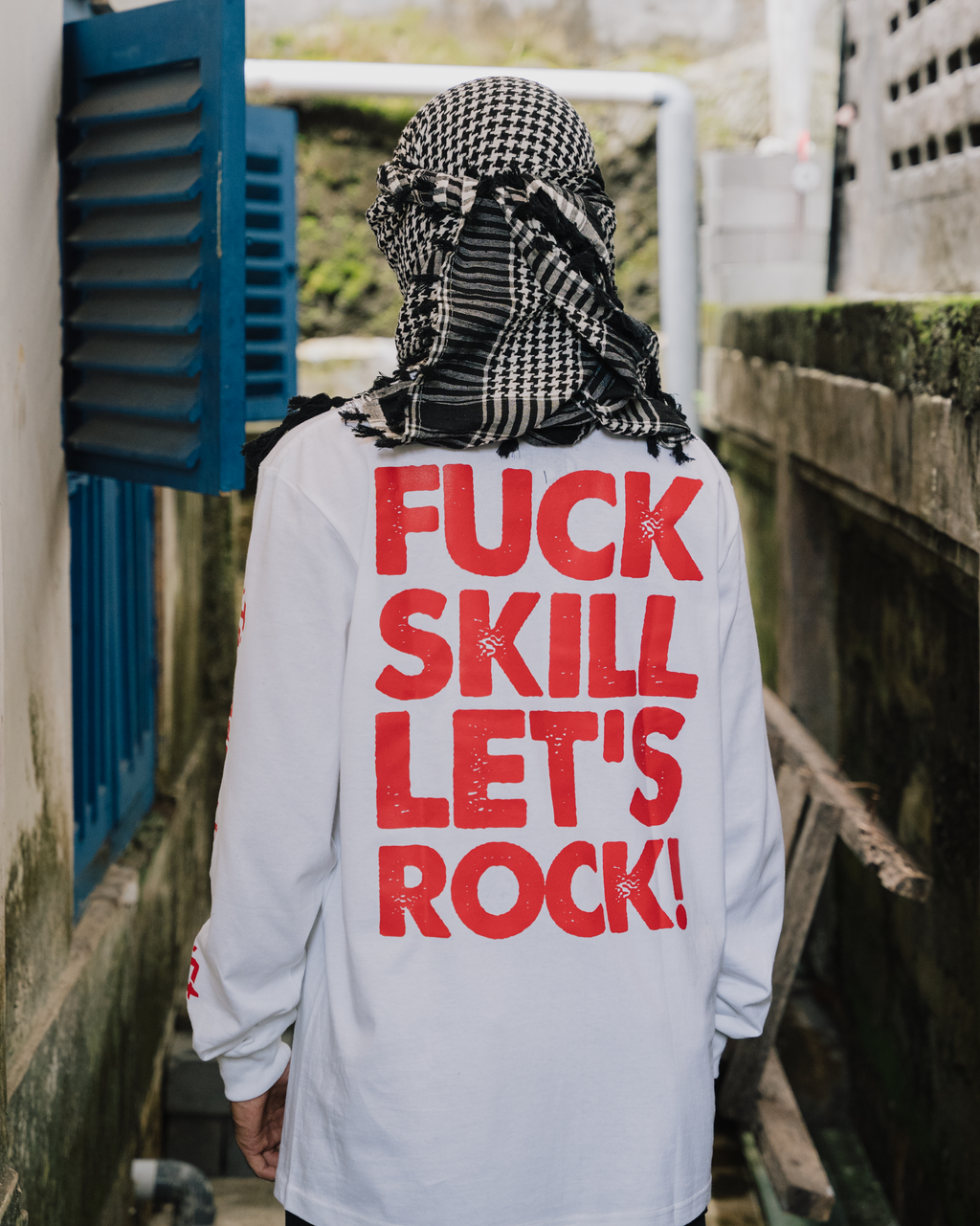 teenage death store - FSLR ARABIAN WHITE LONGSLLEVE