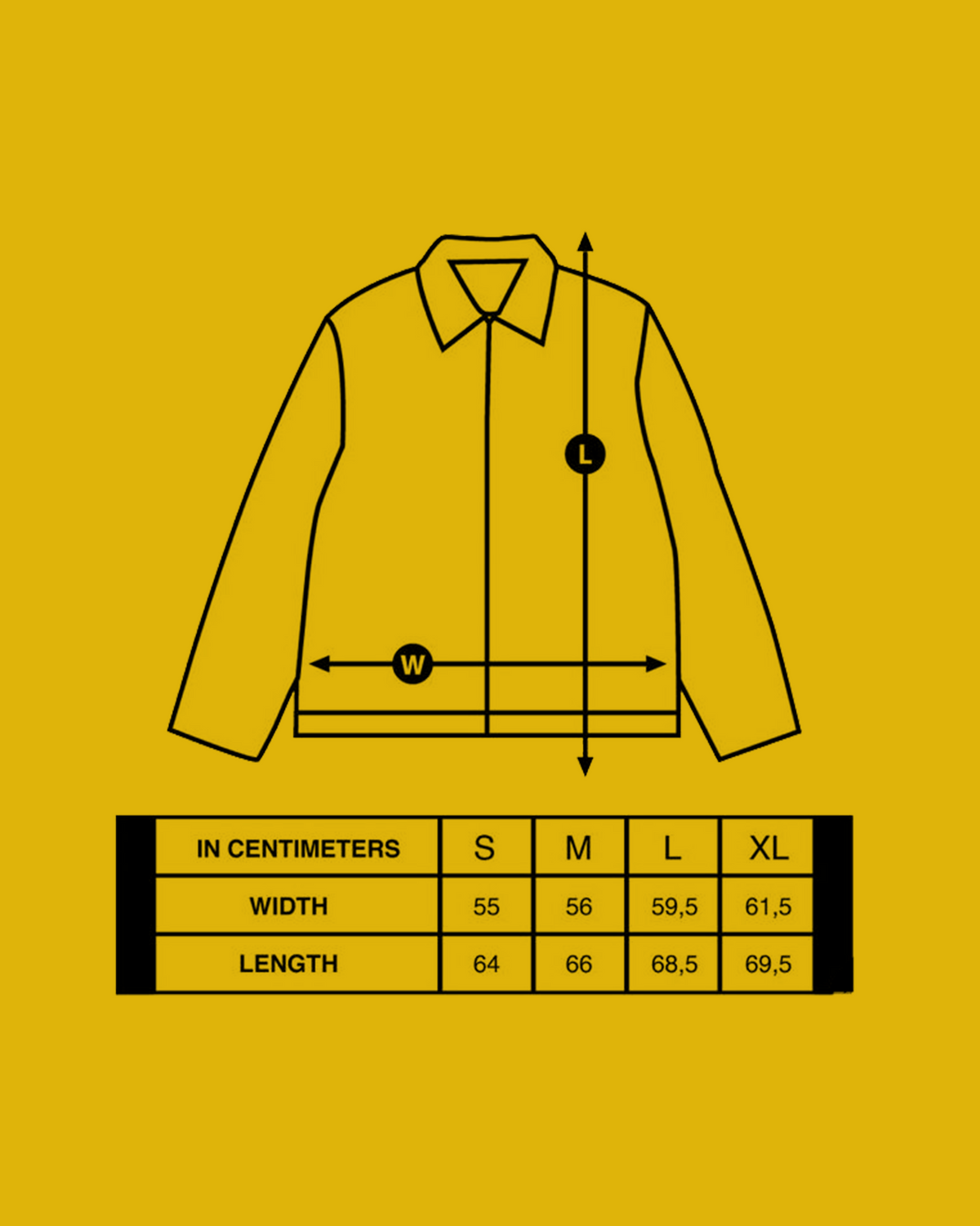 teenage death store - WORK JACKET BLACK