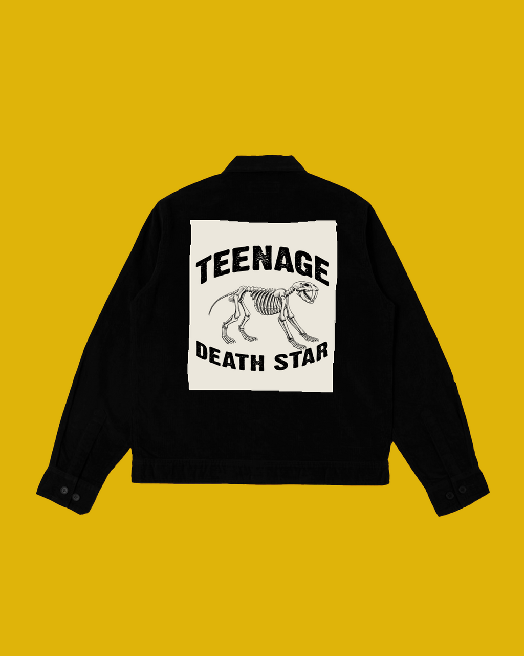 teenage death store - WORK JACKET BLACK